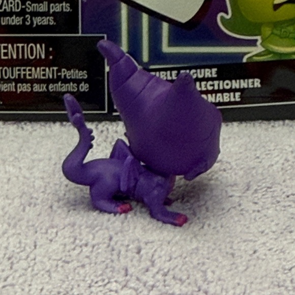 Disney Neon Mali Dragon Purple  Doorables Figure with Pink Accents - Picture 4 of 4